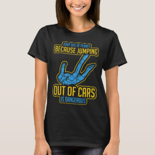 T-shirt Gif de parachutisme drôle Sauter en parachute d'av