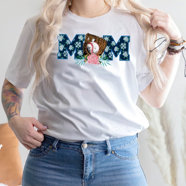T-Shirt Gift For Mom, Baseball Vibes T-Shirt (Creator Uploaded)