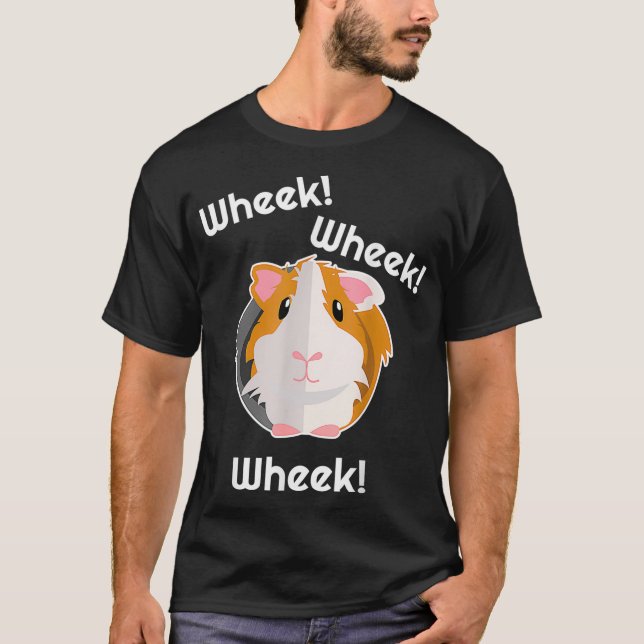 T-shirt Gift    GiftGuinée Pig Wheek Chiens Anniversaire (Devant)