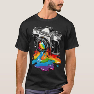 T-shirt Gift Photographer Rainbow Photo Birthday Christmas