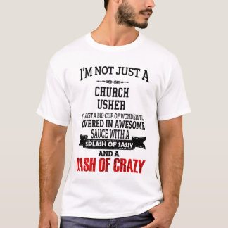 T-shirt Gift/Présenté, Citation Amusante De L'Église Usher