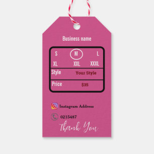 T shirt gift tags