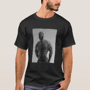 T-shirt Gigachad Moyenne Sigma Homme Grindset Mème 1