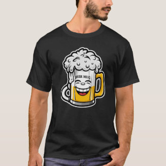 T-shirt Giggle Brew – Kawaii Beer Mug Mascot