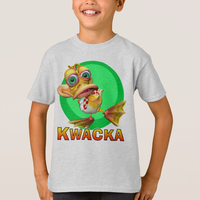 T-shirt GiggleBellies Kwacka le canard (Devant)