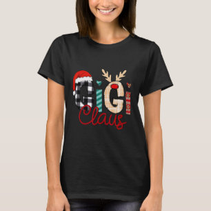 T-shirt Gigi Claus Reindeer Noël