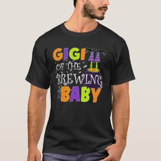 T-shirt Gigi de la sorcière Halloween femme brassant bébé