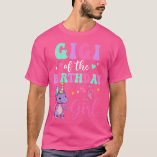 T-shirt Gigi De L'Anniversaire Pour La Fille Dinosaur T-Re