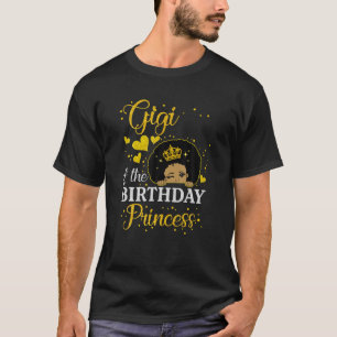 T-shirt Gigi De L'Anniversaire Princesse Africaine Améric