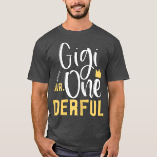 T-shirt Gigi de M. Onederful 1er anniversaire premier matc