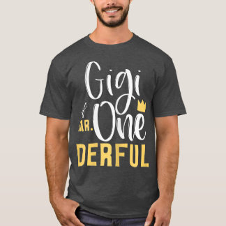 T-shirt Gigi de M. Onederful 1er anniversaire premier matc