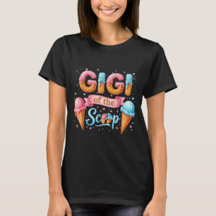 T-shirt Gigi de The Scoop Ice Cream Gender Reveal Bébé