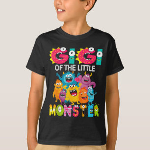 T-shirt Gigi du petit monstre 1ère fête d'anniversaire gar