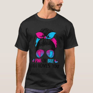T-shirt Gigi Rose Ou Bleu Vous Aime Genre Révéler Chemise