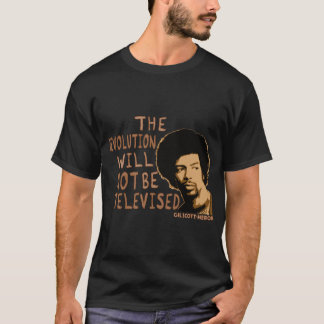 T-shirt Gil Scott-Heron - La Révolution Ne Sera Pas Telev