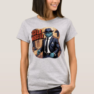 T-shirt Gila Mobster Illustration Combo Créature Drôle