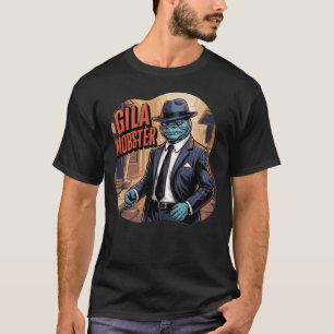 T-shirt Gila Mobster Illustration Combo Créature Drôle