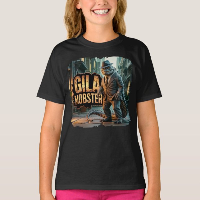 T-shirt Gila Mobster Photographie Combo Créature amusante (Devant)