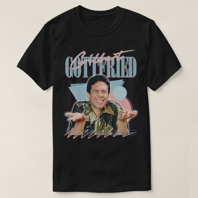 T-shirt Gilbert Gottfried Retro Fan Art Design (Design devant)