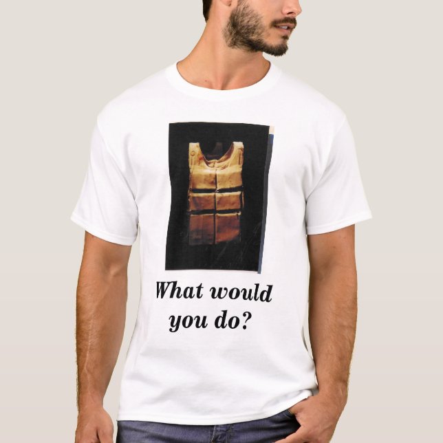 T-shirt gilet de sauvetage titanique #2 (Devant)