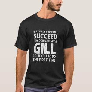 T-shirt Gill  Nom de famille Arbre généalogique Idée de ré