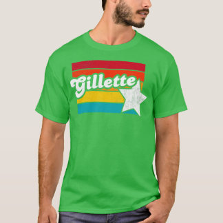 T-shirt Gillette Wyoming Vintage Souvenir déshabillé 2