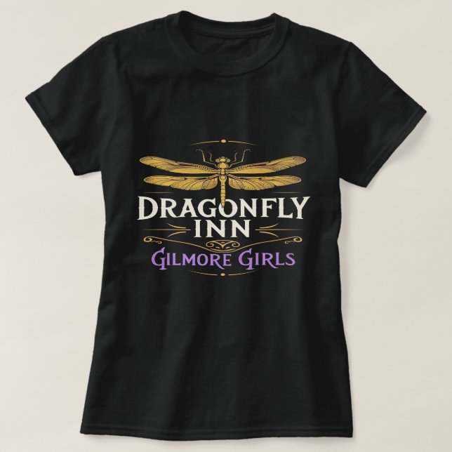 T-shirt Gilmore Girls Dragonfly Inn Men's Natural Graphic  (Design devant)