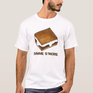 T-shirt GIMME S'MORE Chocolat Marshmallow Camp S'morses