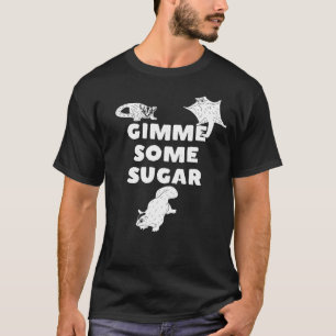 T-shirt Gimme Un Glider De Sucre Graphique