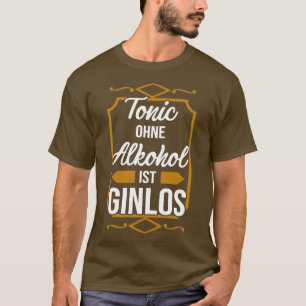 T-shirt Gin alcool gin cocktail
