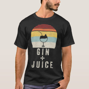 T-shirt Gin rétro vintage + Jus