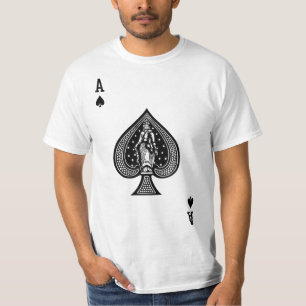 T-shirt Gin rummy Vélo Jouer aux cartes 