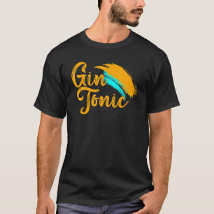 T-shirt Gin Tonic Gin Nightlife Club Pour Hommes Femmes