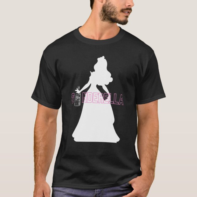 T-shirt Ginderella Pink Gin Bride Jga Team Stag Party  3 (Devant)