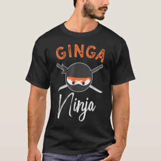 T-shirt Ginga Ninja Funny Redhead Ninja