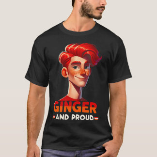 T-shirt Gingembre et roux roude rousse amusant graphique s