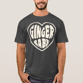 T-shirt Ginger Babe cadeau pour Redhead Irish Girl St Patr