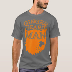 T-shirt Ginger Beard Homme Drôle Jour de la Saint Patrick