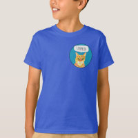 Ginger cat nom enfants tee - shirts