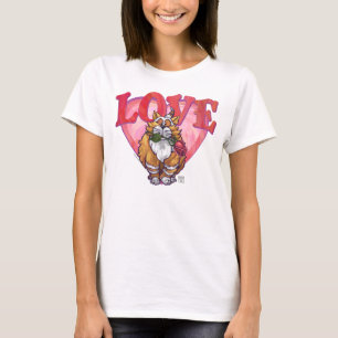 T-shirt Ginger Cat Saint-Valentin