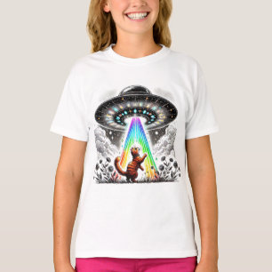 T-shirt Ginger Kitty et OVNI