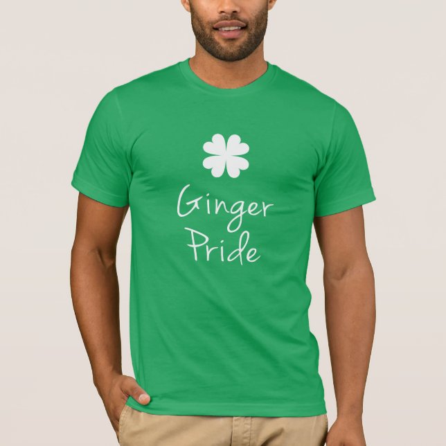 T-shirt Ginger Pride - Jour de la Saint Patrick (Devant)