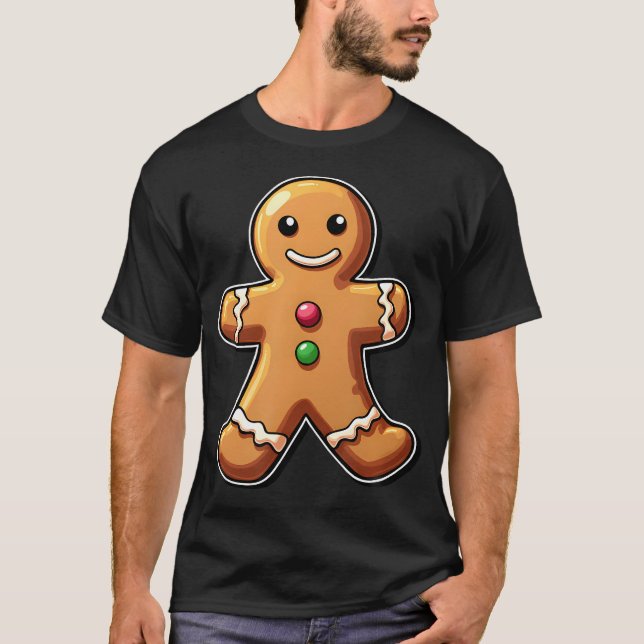 T-shirt Gingerbread Man Christmas Gingerbread Christmas Me (Devant)