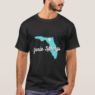 T-shirt Ginnie Springs Floride Carte Mémoire Printemps nat