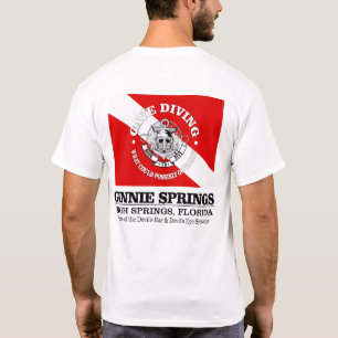 T-shirt Ginnie Springs (les meilleures grottes)