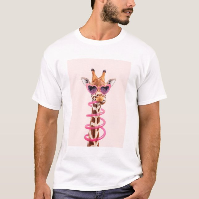 T-shirt girafe (Devant)