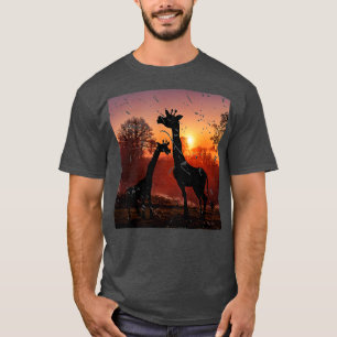 T-shirt Girafe africaine Safari animal