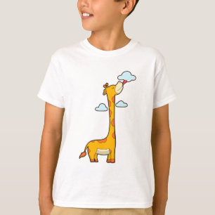 T-shirt Girafe aux nuages