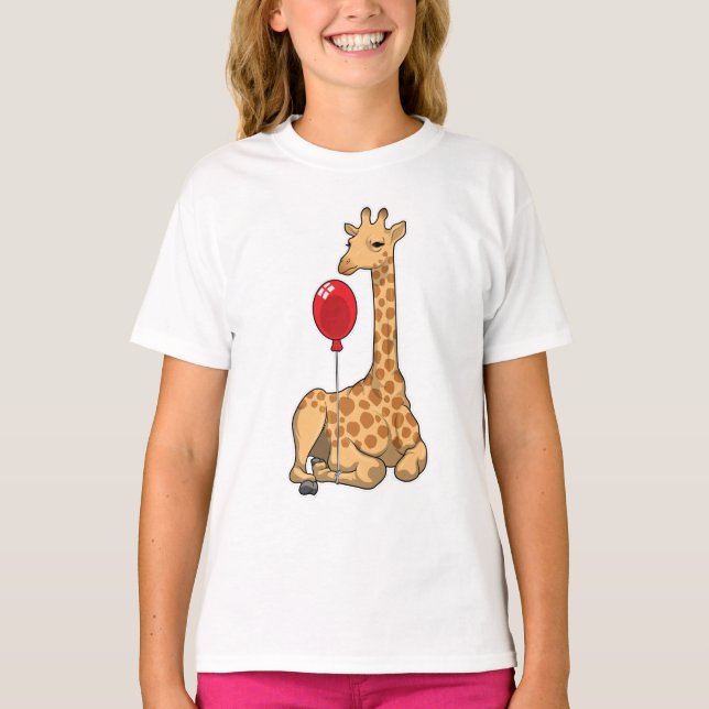 T-shirt Girafe balloon (Devant)