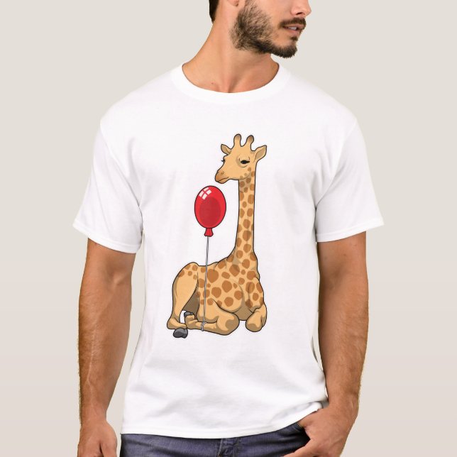 T-shirt Girafe balloon (Devant)